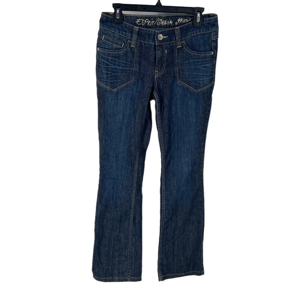 Espirit Dark Wash Mid Rise Bootcut Jeans - Picture 2 of 9